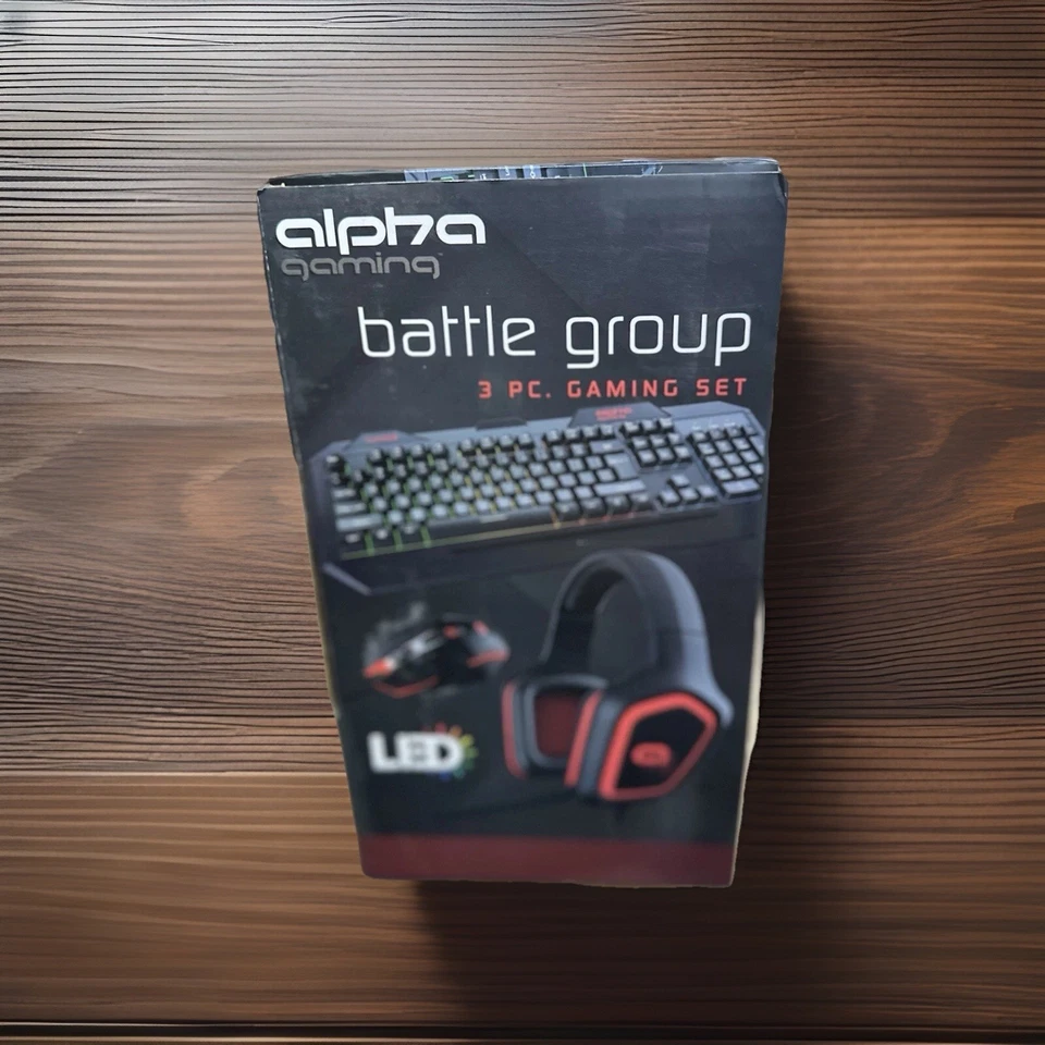 Alpha Gaming Battle Group 3 Pieces Keyboard Mouse Headset For PC Console |New! - Image 4 of 4