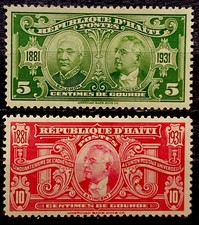 Haiti 1931. SC# 322-323. Mint HOG