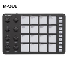 SMC-PAD Wireless Launchpad,16-Pad MIDI Controller Compact Pad Suitable for Begin