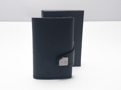 Tru Virtu Click & Slide Wallet RFID Schutz Leder Schwarz Modern