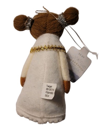 2 Wondershop Felt Fabric African American Angel & Girl Ornaments 2024 New w/ Tag - Picture 6 of 24