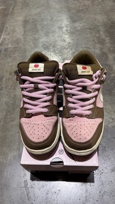 Nike SB Dunk Low x Stussy Cherry 304292-671 Men s US 9 USED Authentic Rare