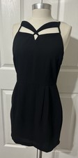 Line & Dot Women’s Black Strappy Sleeveless Mini Dress NWT Size M