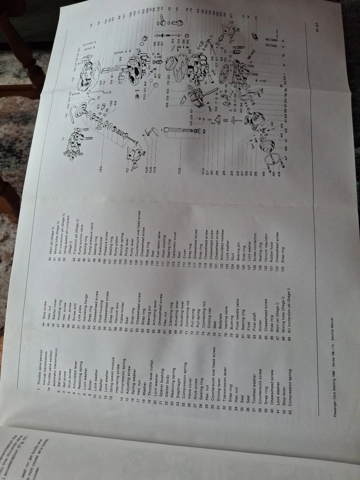 MERCEDES BENZ Dealer Service Manual 108 109 111 113 Maintenance Tuning - Image 4 of 4