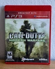 Playstation 3 Call of Duty 4 Modern Warfare Greatest Hits Sony PS3 2010 Complete