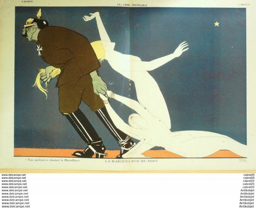 La Baionnette 1916 # 062 (Bourreaux De Ville) Marseillaise Ibels Willette Iribe - Picture 6 of 9