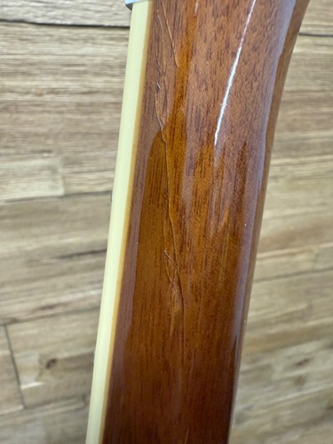 Epiphone Les Paul Standard anni 50 Goldtop - Riparazione crepe laterali al collo. modellino 2024 con sc - Foto 20 di 23