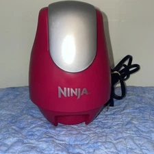 Ninja Master Prep QB750 RD red Replacement Motor TESTED EUC Frozen drink blender