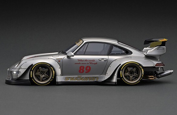 RARE* IG2719 Ignition Model 1/18 Porsche RWB 993 Silver With Mr