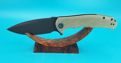 Civivi Praxis Flipper Pocket Knife Liner Lock Plain Edge Blade!