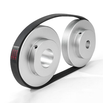 6PJ Multi Ribs Groove Pulley V Belt Rib Motor Transmission Drives Wheel ...