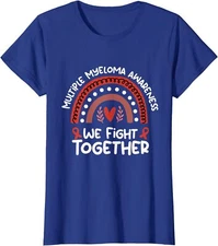 Multiple Myeloma Awareness We Fight Together Gift Ladies' Crewneck T-Shirt