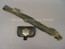 Preußen berittene Schutzpolizei Kartuschkasten mit Bandelier M 1932