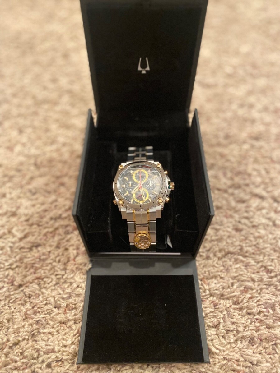 Bulova Precisionist Chronograph Men's Black Watch - 98B228 Bulova Precisionist Chronograph Men's Black Watch - 98B228