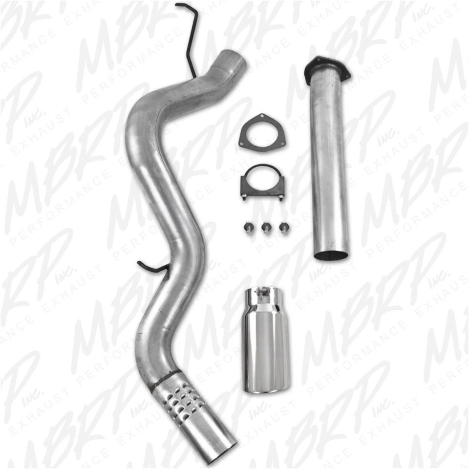 MBRP Exhaust Installer Series Filter Back Exhaust System For 07-10 GM 6.6L LMM - Image 3 of 4