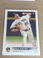 2022 Topps Series 1 Baseball Rookie Aaron Ashby Milwaukee Brewers #78 M33