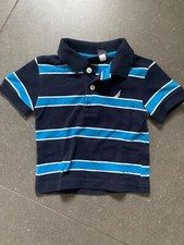 Nautica Kids Toddler 6 Month Blue Striped Polo Shirt