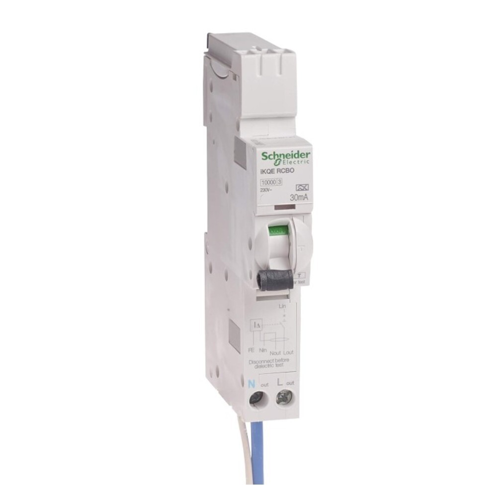 Schneider SEE132B03 IKQ SPN 1 Module C Curve 10kA 30mA Type B RCBO -32 Amp