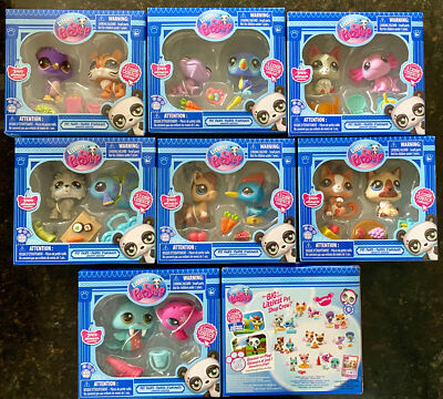 LITTLEST PET SHOP Series 1-2 G7 PET PAIRS Trios LPS NEW Sealed 4/25/25  Choose: