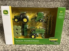 2024 1:64 ERTL John Deere Haying Set 7R 250 561R W235 Hay Rake NEW!!