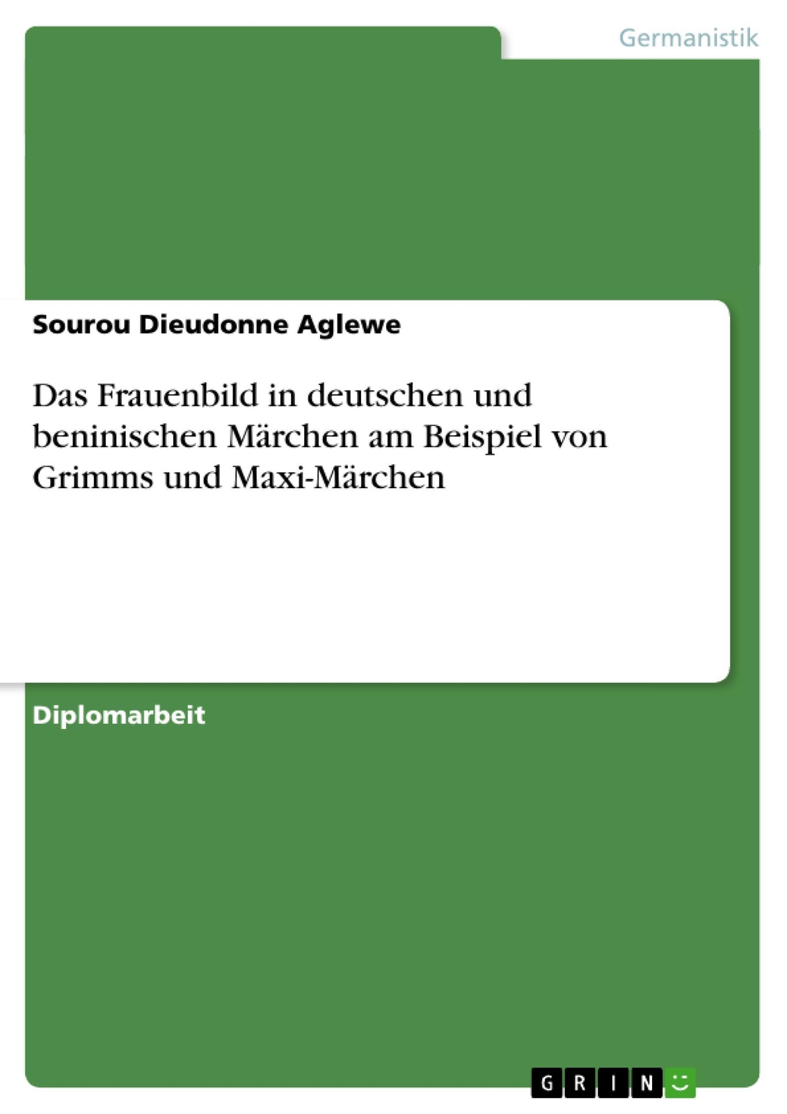 Thumbnail - Das Frauenbild In Deutschen Und Beninischen Märchen Am Beispiel Von