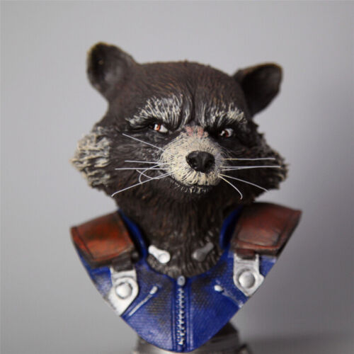 Resin 20cm Rocket Raccoon Statue Figure Model Action Figure Collection TOY - Picture 4 of 5