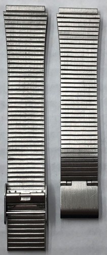 Unbranded Silver Tone Stainless Steel Metal Watch Band 16mm #SMWB2