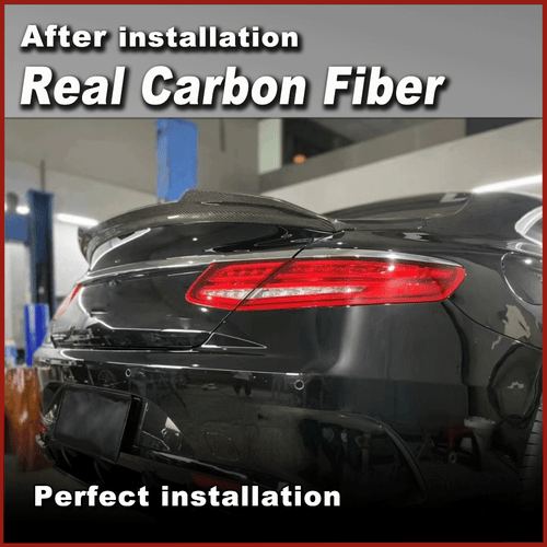 Attacco spoiler posteriore carbonio labbro posteriore per Mercedes Classe S C217 Coupe S500 S560 - Foto 3 di 12