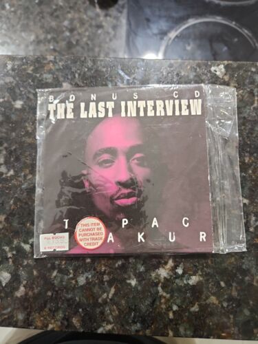 Tupac Shakur The Last Interview Bonus CD SEALED NEW Thug Immortal 1996 052024WT