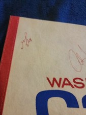NHL Washington Capitals Autographed Pennant 9 Signatures. 1980- 81 - Ryan Walter