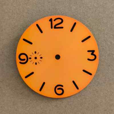 #ad 39mm orange dial Thickness 0.8mm for ST3600 ETA6497 movement none luminous $13.99
