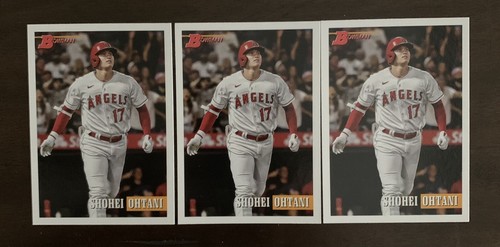 (3) Shohei Ohtani 2021 Bowman Heritage #76 BASEBALL ANGELS 92424
