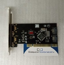 PCI slot add 3 Internal S-ATA ports for SATA HDD software RAID SYBA SD-SATA150R