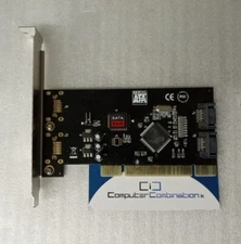 PCI slot add 3 Internal S-ATA ports for SATA HDD software RAID SYBA SD-SATA150R