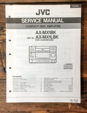 JVC AX-MX1 BK LBK Stereo Service Manual Original 