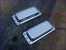 Silver Foil Guitar Pickup Set 60s Silvertone Harmony Kay Teisco style EZPZ PARTS