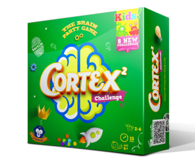 Cortex 2 Challenge Kids, 8 New Challenges, Brettspiel, Neu, Italian