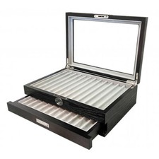 Vetrina Portapenne 23 posti  in legno Scatola porta penne da collezione