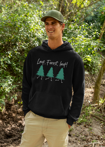 Lauf, Forest, Lauf! Klima Umwelt Spaß Lustig Comedy Sprüche Sweatshirt Hoodie - Bild 5 von 7