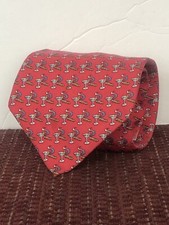 Vineyard Vines Martha  s Vineyard Neck Tie Martini Cigars Dark Pink 100 Silk USA