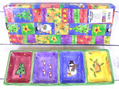 The Sweet Shoppe 4 Slot Relish Tray Sango Design by Sue Zipkin