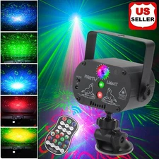 Disco Party Light 480Pattern Laser Stage Lighting Projector RGB LED DJ KTV Show