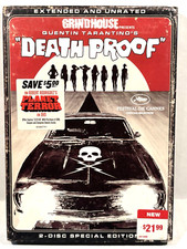 Death Proof Extended and Uncut Two Disc DVD Set 2007 Grindhouse Presents