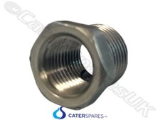 3/8" MALE TO 1/4" BSP FEMALE REDUCING BUSH BLACK IRON PIPE GAS FITTING ADAPTORS