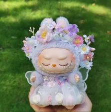 (No Dolls) Wings Skirt For POP MART LABUBU The Monsters Plush Doll Flower Dress