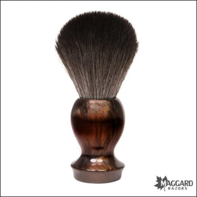 Shaving Brush - Maggard Razors - Bronze Synthetic Black Fiber Shaving Brush 22mm