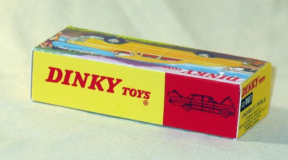 DINKY TOYS 57/003 CHEVROLET IMPALA Boite COPIE VIDE - Photo 2/2