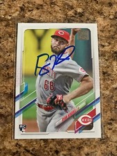 Ryan Hendrix Signed 2021 Topps Update Auto Rc Cincinnati Reds # US37