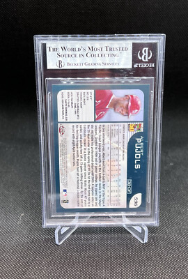 2001 Topps Chrome Albert Pujols RC #596 Rookie Card BGS 9 MINT