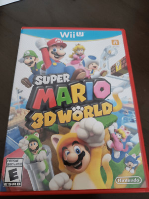 Super Mario 3D World (Nintendo Wii U, 2013) Complete with Manual